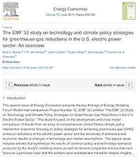 EMF 32技術和氣候政策策略研究