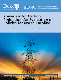 電力行業碳減排:北卡羅來納州政策覆蓋的評價