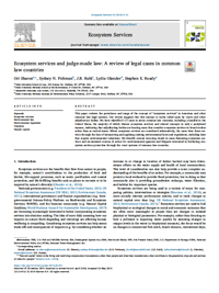 生態係統服務和法官製定的法律