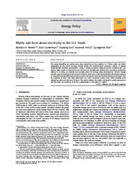 神話和事實電力在美國南部