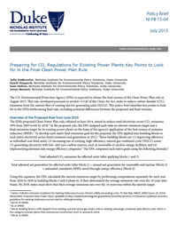 準備現有電廠的二氧化碳規定:重點尋找最終的清潔能源計劃規則