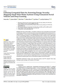 利用地理空間數據評估能源安全:映射小型家用太陽能係統使用無人機和深度學習第一頁